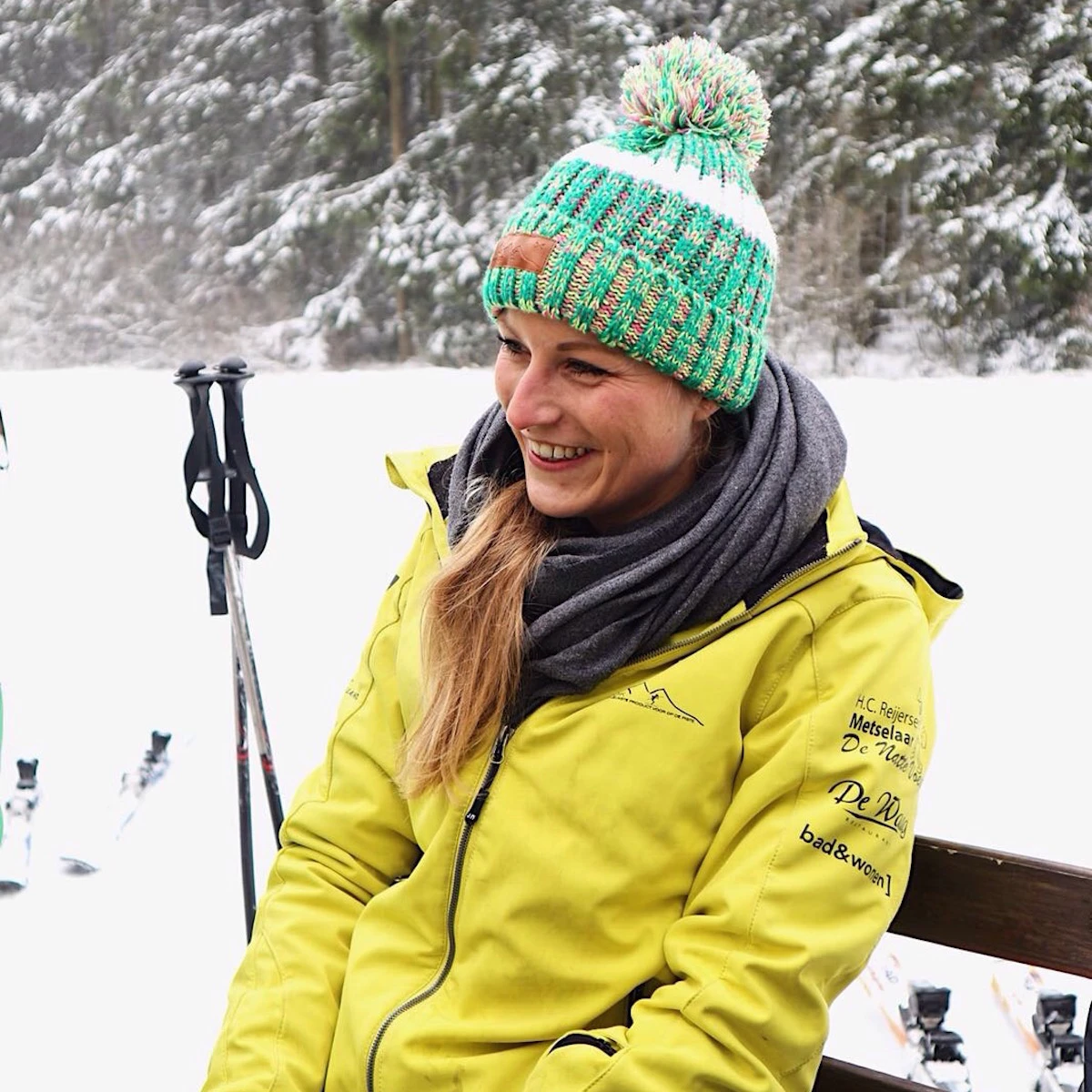 Après Ski Muts Explosie Groen 1 Après Ski Muts Explosie Groen