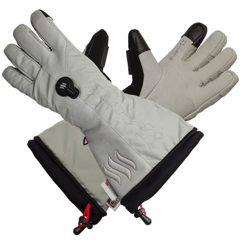 Verwarmbare Ski Handschoenen Grijs 1 Verwarmbare Ski Handschoenen Grijs