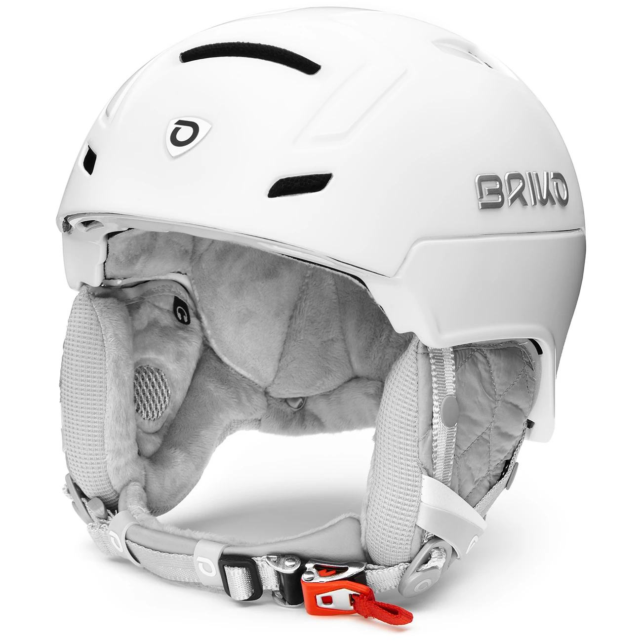BRIKO Ambra Matt SH Pearl White Skihelm 1 BRIKO Ambra Matt SH Pearl White Skihelm