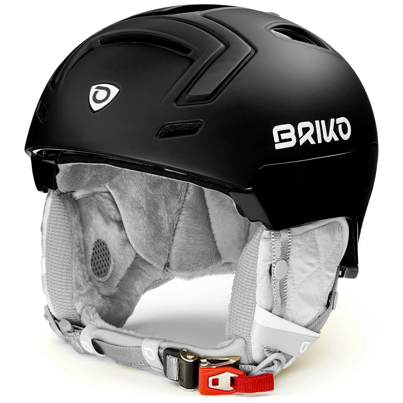 BRIKO Ambra Matt Shiny Black Skihelm 1 BRIKO Ambra Matt Shiny Black Skihelm