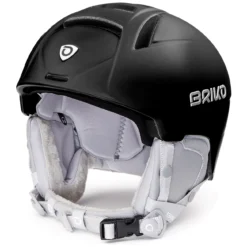 BRIKO Perla Matt Black Skihelm