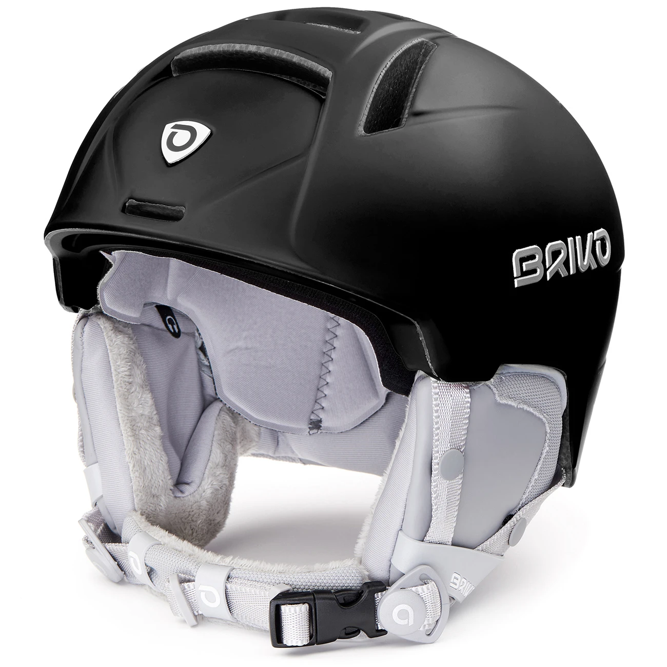 BRIKO Perla Matt Black Skihelm 1 BRIKO Perla Matt Black Skihelm
