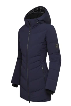Descente MARION JACKET, EEN LANG WARM DAMES DONSJACK - DARK NIGHT