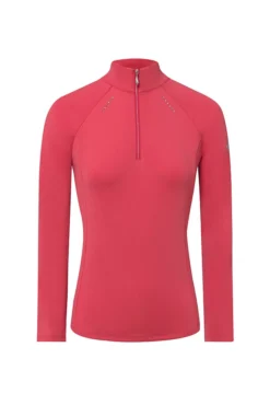 DESCENTE MARY T-NECK PINK - DAMES