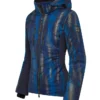 DESCENTE NOVA DAMES SKIJACKET BLAUW / GOUD