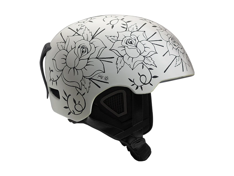 DMD Roses - In-mold Skihelm - Wit 3 DMD Roses - In-mold Skihelm - Wit - Afbeelding 3