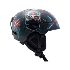 DMD Secret - In-mold Skihelm Freestyle Helm- Verstelbaar -Under Armour || POIVRE BLANC || Poederbaas dmd secret in mold skihelm zwart 2