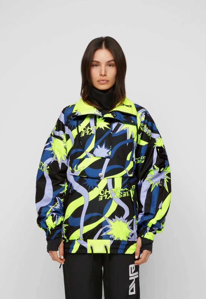 Elho KLOSTERS 89 II Windbreaker Zwart/ Fluo 2 Elho KLOSTERS 89 II Windbreaker Zwart/ Fluo - Afbeelding 2