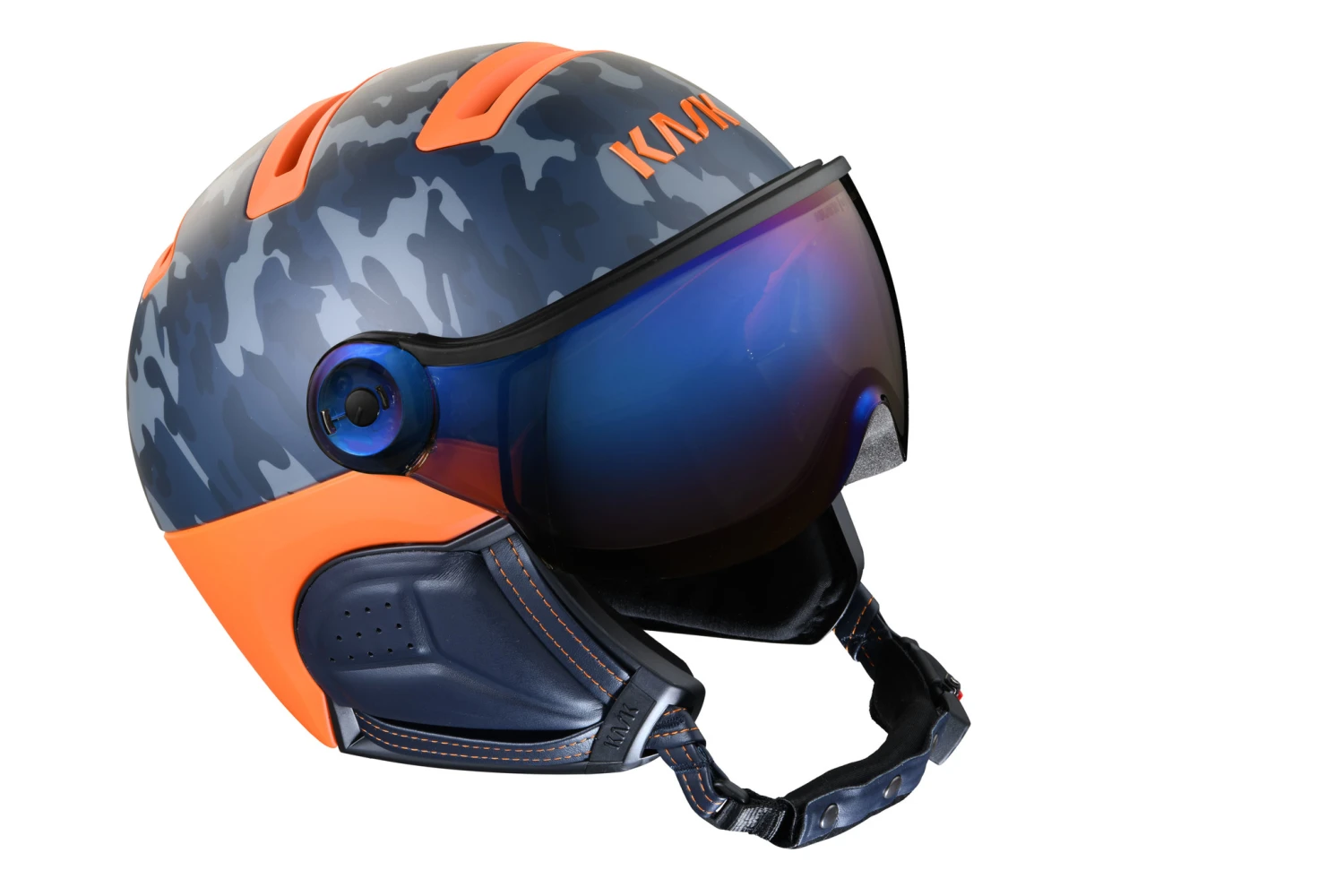 Kask Class Camo Visor Blue/Orange 1 Kask Class Camo Visor Blue/Orange