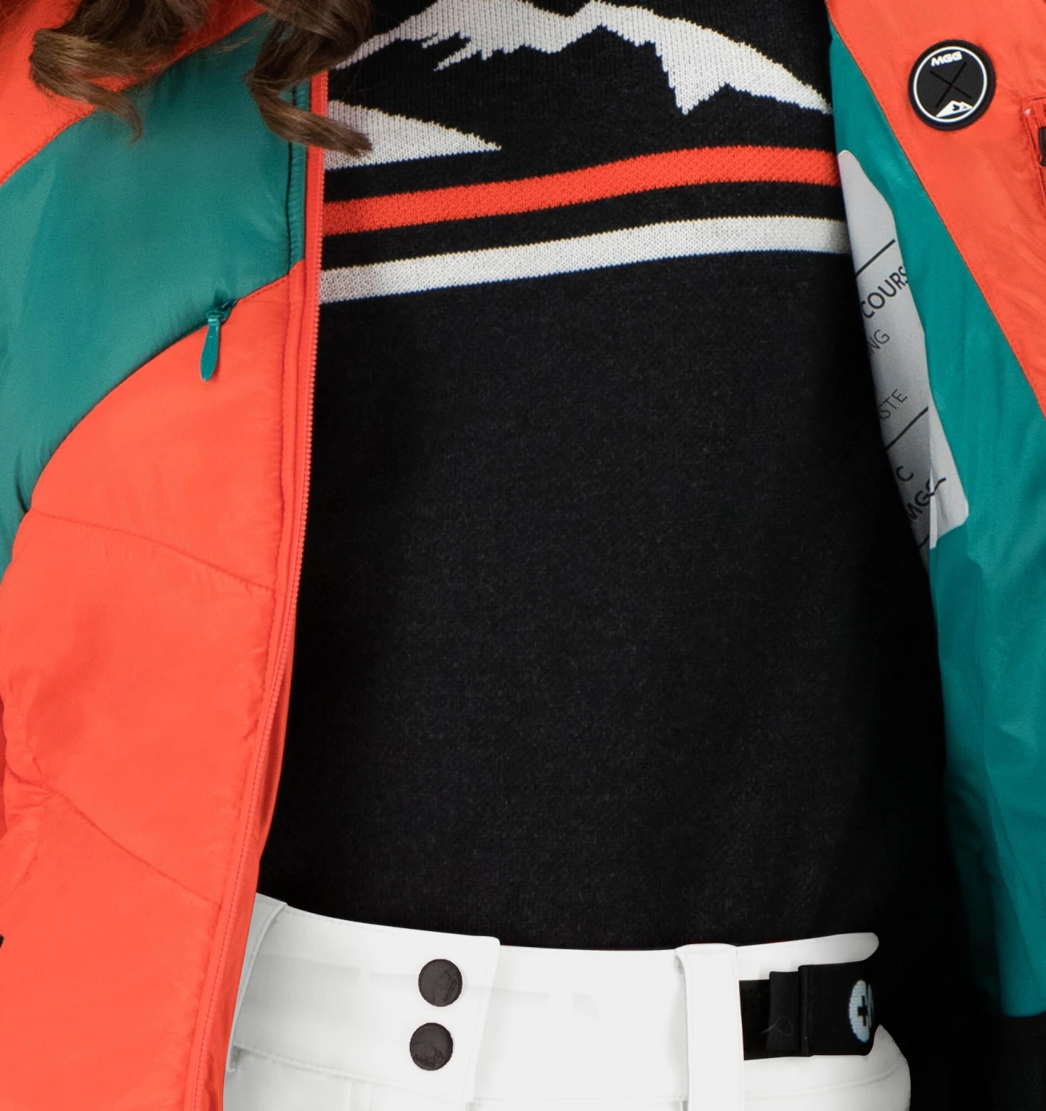 Mont Gele Gear KENAI CROSSOVER JAS 2.0 - VUURROOD - DAMES 6 Mont Gele Gear KENAI CROSSOVER JAS 2.0 - VUURROOD - DAMES - Afbeelding 6