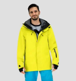 Mont Gele Gear LYNGEN TOURING SHELL PRO JAS - Geel - HEREN -Under Armour || POIVRE BLANC || Poederbaas mgg lyngen touring shell pro jas geel heren 2
