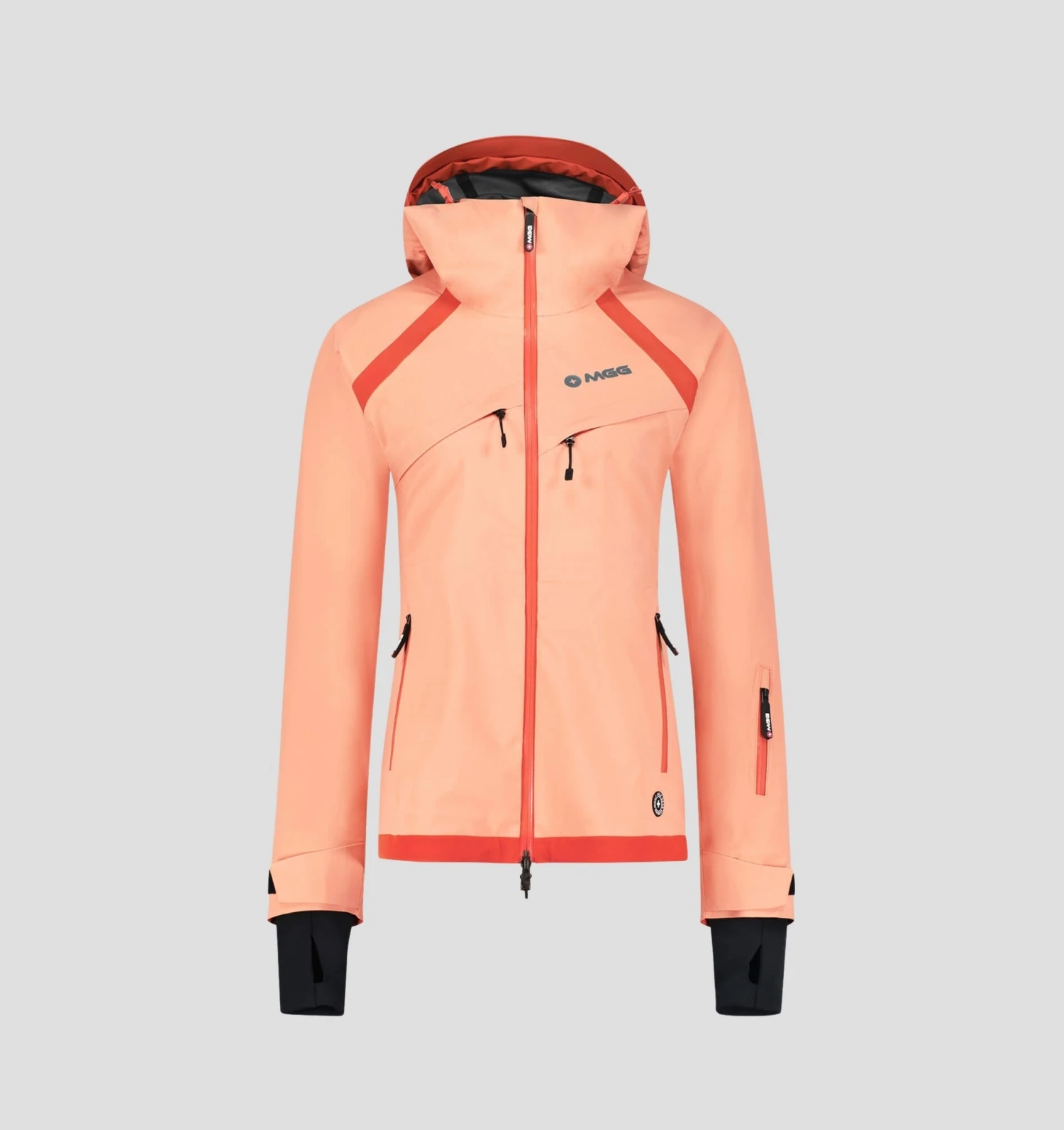 Mont Gele Gear LYNGEN TOURING SHELL PRO JAS - PERZIK ROZE - DAMES 2 Mont Gele Gear LYNGEN TOURING SHELL PRO JAS - PERZIK ROZE - DAMES - Afbeelding 2