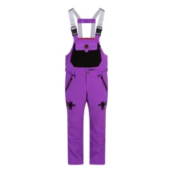 FRESH POW HEREN SKI & SNOWBOARD BIB BROEK - PAARS & ZWART