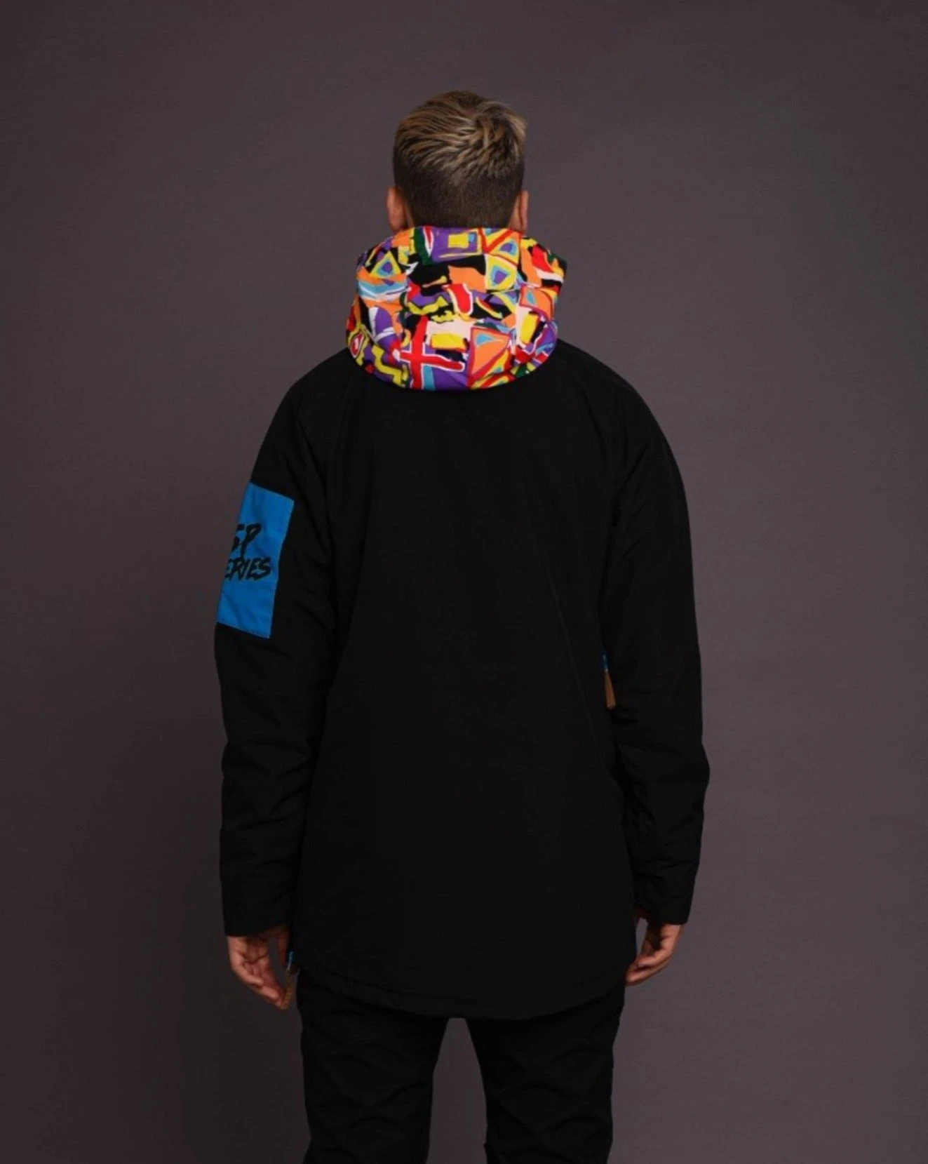 SNOW PARK OVERHEADJACK - ZWART 3 SNOW PARK OVERHEADJACK - ZWART - Afbeelding 3