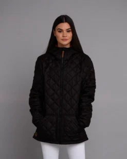 ZWART GLACIER THERMOLITE® GESOLEERD JAS - UNISEX