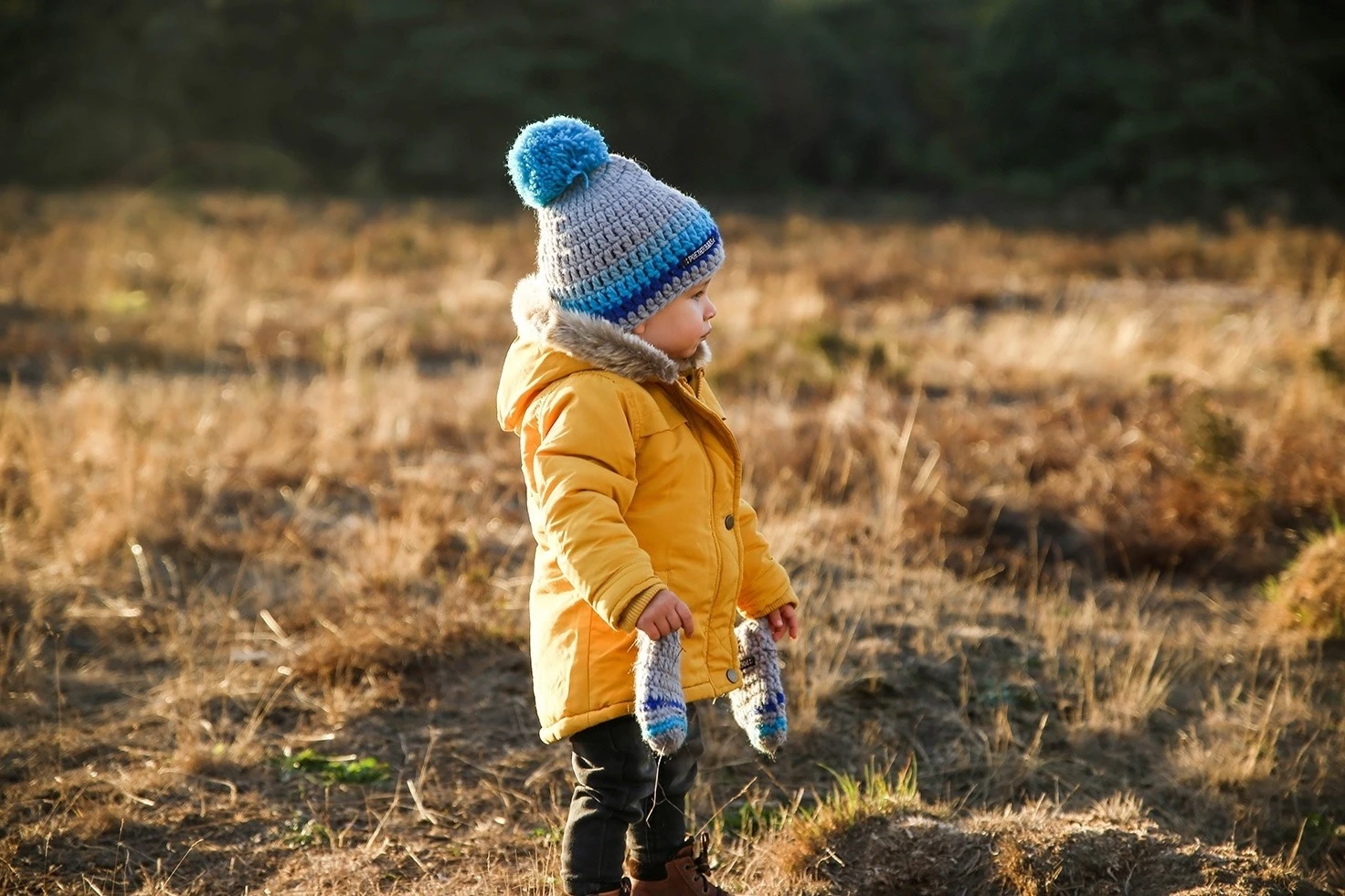 Poederbaas Blauwe Babymuts Met Handschoentjes - Blauw/grijs 3 Poederbaas Blauwe Babymuts Met Handschoentjes - Blauw/grijs - Afbeelding 3