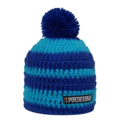Poederbaas Blauwe Herenmuts Met Pompon