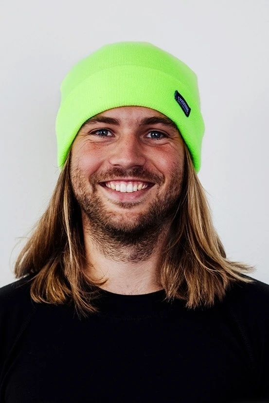 Poederbaas Colorful Basic Beanie - Geel 2 Poederbaas Colorful Basic Beanie - Geel - Afbeelding 2