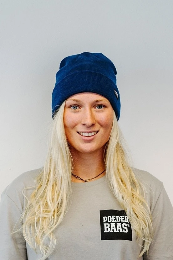 Poederbaas Colorful Basic Muts - Blauw 4 Poederbaas Colorful Basic Muts - Blauw - Afbeelding 4