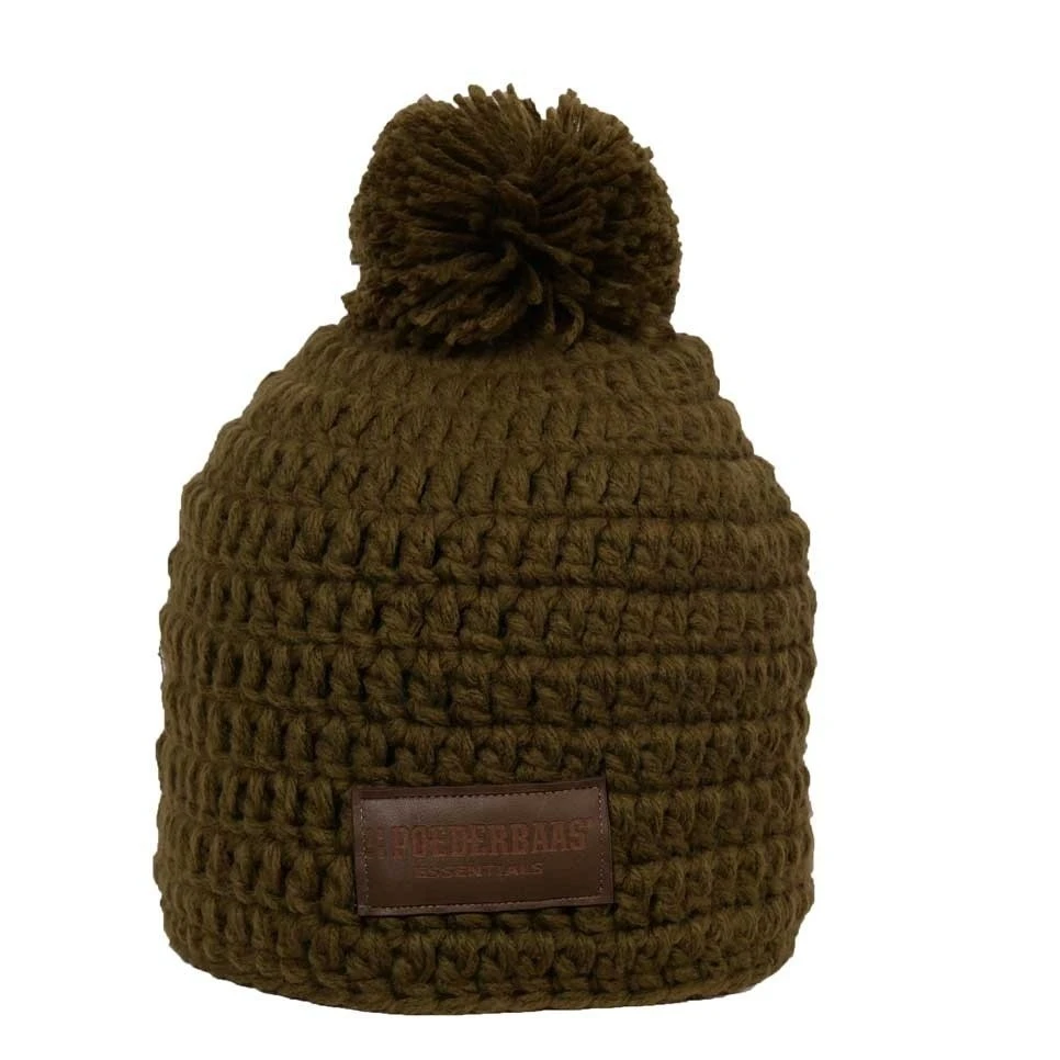 Poederbaas Gehaakte Groene Muts 1 Poederbaas Gehaakte Groene Muts