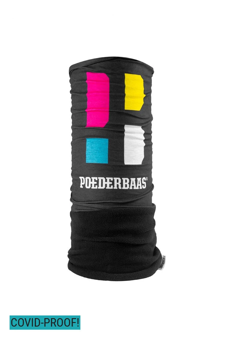 Poederbaas Nekwarmer - Groot Logo 2 Poederbaas Nekwarmer - Groot Logo - Afbeelding 2