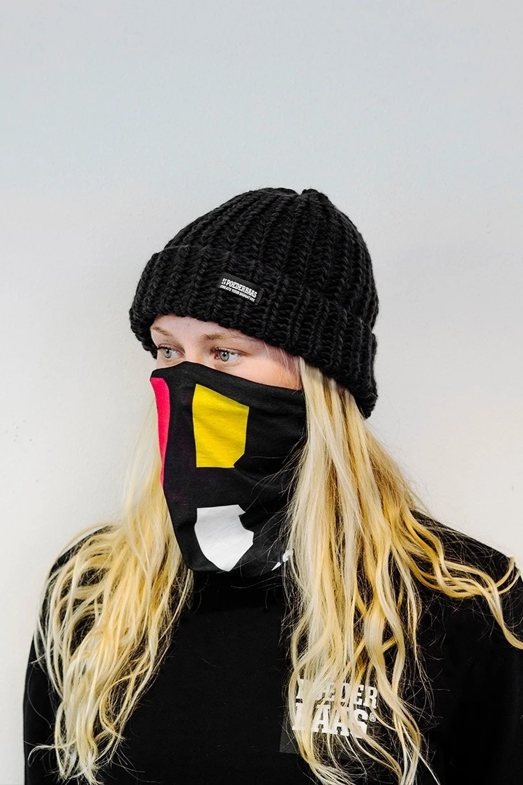 Poederbaas Nekwarmer - Groot Logo 5 Poederbaas Nekwarmer - Groot Logo - Afbeelding 5