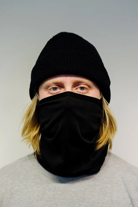 Poederbaas Nekwarmer - Zwart 1 Poederbaas Nekwarmer - Zwart