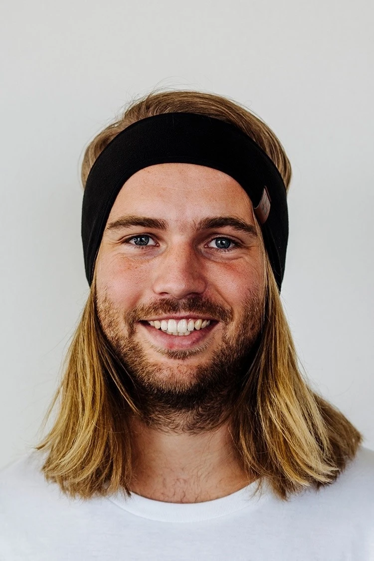 Poederbaas Sport Performance Headband - Zwart 2 Poederbaas Sport Performance Headband - Zwart - Afbeelding 2