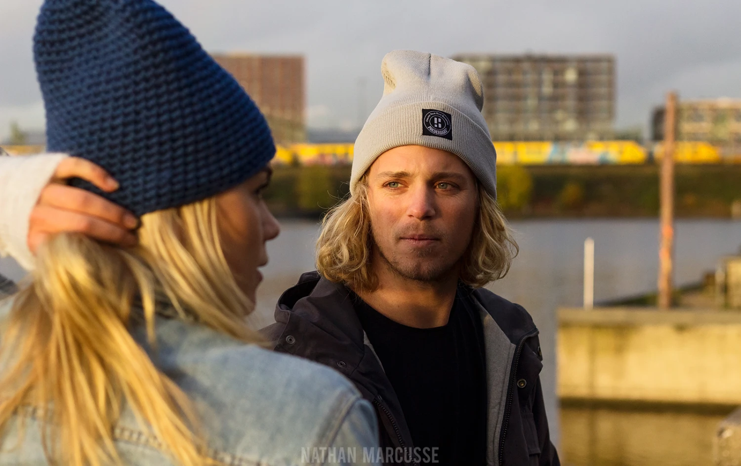 Poederbaas Wintersport Muts Lang - Marineblauw 4 Poederbaas Wintersport Muts Lang - Marineblauw - Afbeelding 4