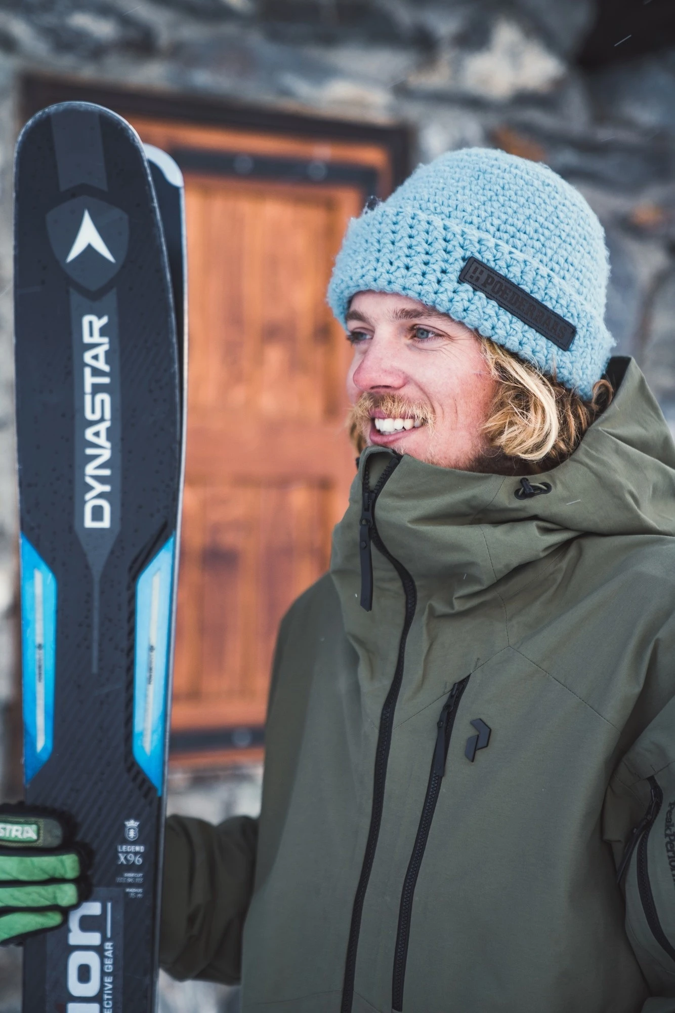 Poederbaas Wintersport Muts - Lichtblauw 2 Poederbaas Wintersport Muts - Lichtblauw - Afbeelding 2