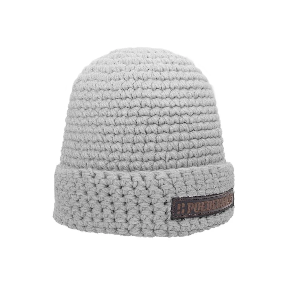 Poederbaas Wintersport Muts - Lichtgrijs 1 Poederbaas Wintersport Muts - Lichtgrijs