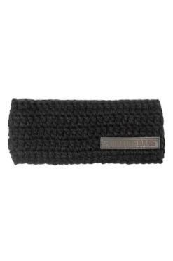 Poederbaas Zwarte Hoofdband Met Fleece