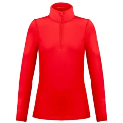 POIVRE BLANC BASISLAAG OVERHEMD DAMES - SCARLET ROOD