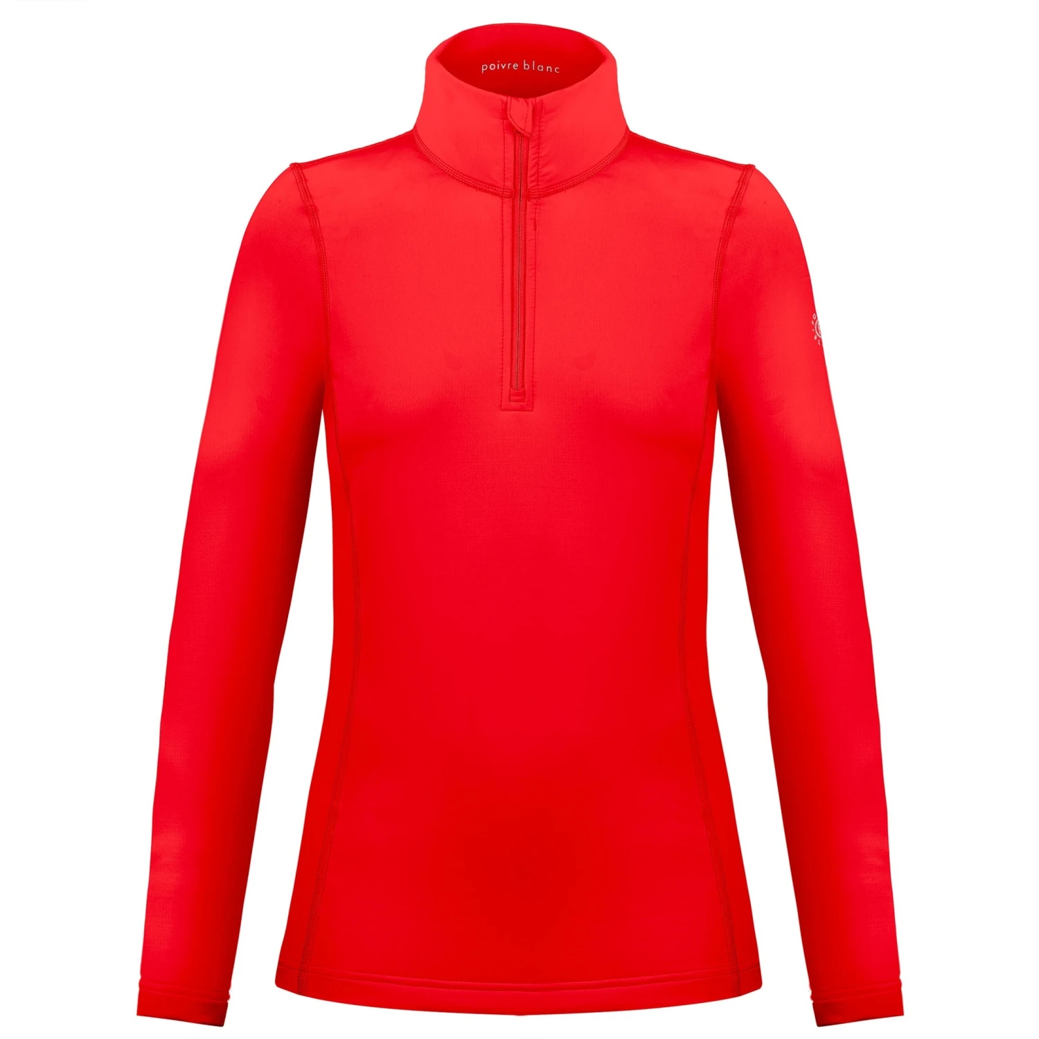 POIVRE BLANC BASISLAAG OVERHEMD DAMES - SCARLET ROOD 1 POIVRE BLANC BASISLAAG OVERHEMD DAMES - SCARLET ROOD