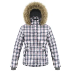 POIVRE BLANC DAMES SKI-JAS TARTAN BLAUW
