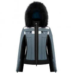 POIVRE BLANC DAMES HYBRIDE GEWATTEERDE JAS SOBA BRUIN