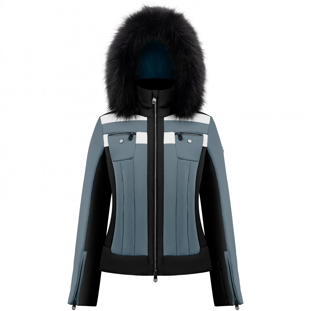 POIVRE BLANC DAMES HYBRIDE GEWATTEERDE JAS SOBA BRUIN 1 POIVRE BLANC DAMES HYBRIDE GEWATTEERDE JAS SOBA BRUIN