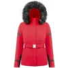 Poivre Blanc Dames Stretch Ski Jas Scarlet Red