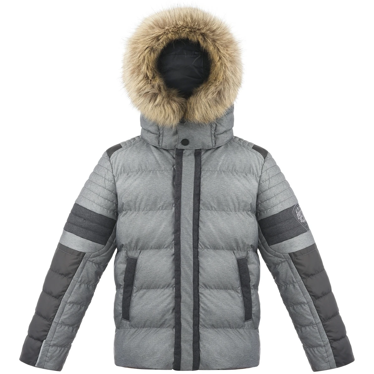 POIVRE BLANC JONGEN DONSJAS MIDDELGRIJS / ZWART 1 POIVRE BLANC JONGEN DONSJAS MIDDELGRIJS / ZWART