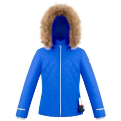 POIVRE BLANC JUNIOR MEISJE SKI-JAS - TRUE BLUE