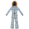 POIVRE BLANC JUNIOR MEISJE SKI-OVERALL - DAISY BLUE