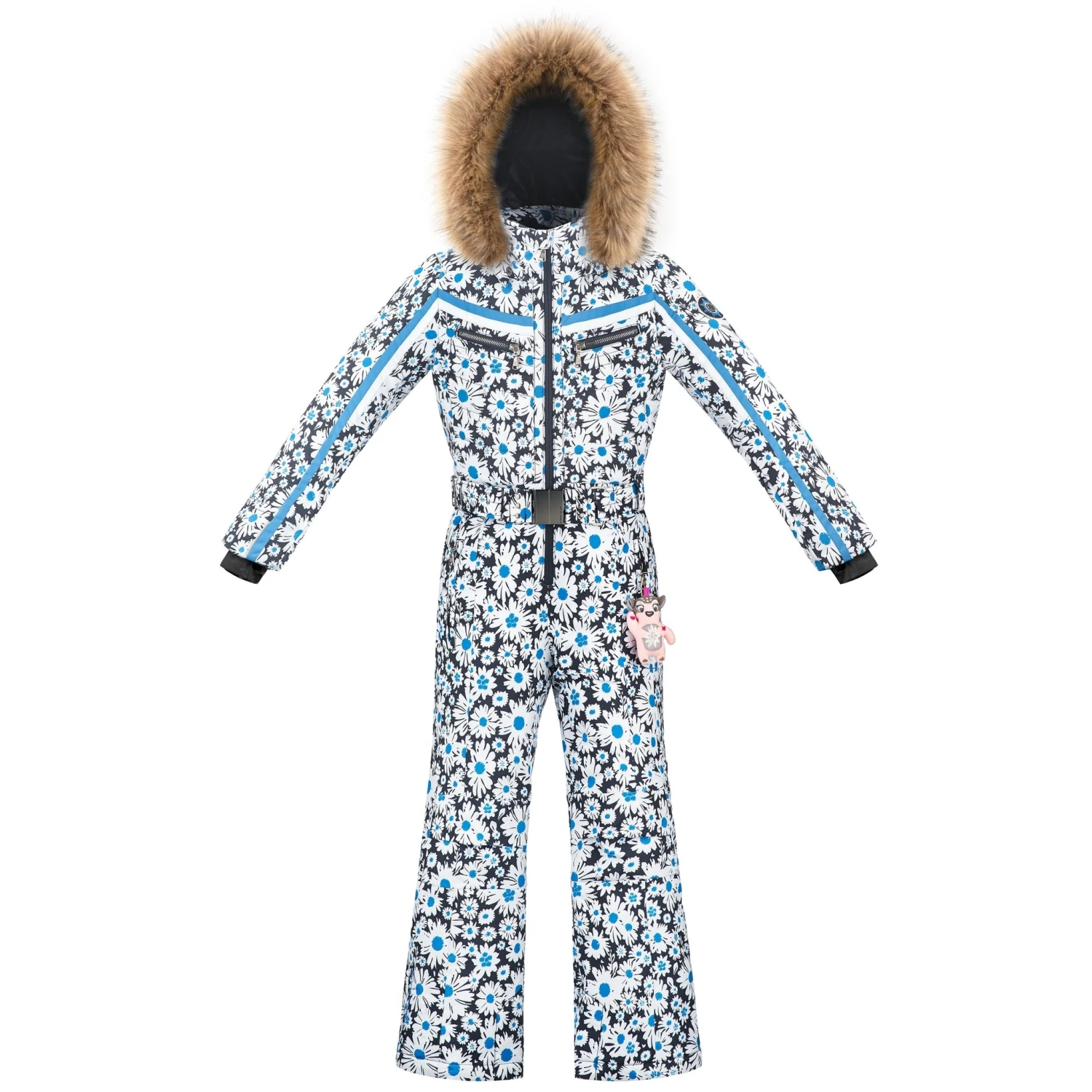 POIVRE BLANC JUNIOR MEISJE SKI-OVERALL - DAISY BLUE 1 POIVRE BLANC JUNIOR MEISJE SKI-OVERALL - DAISY BLUE