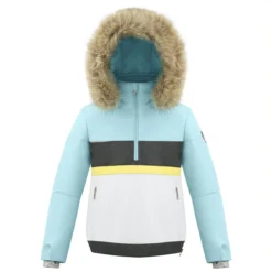 POIVRE BLANC MEISJES SKIBASJE DROOMBLAUW / WIT