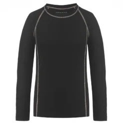 POIVRE BLANC MERINO VROUWEN SWEATER ZWART