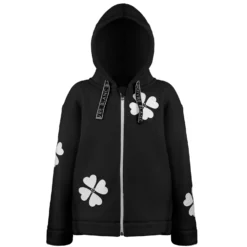 Poivre Blanc Sherpa Fleece Hoodie - Zwart - Dames