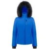 Ski Jas Blauw Met Nepbont Poivre Blanc