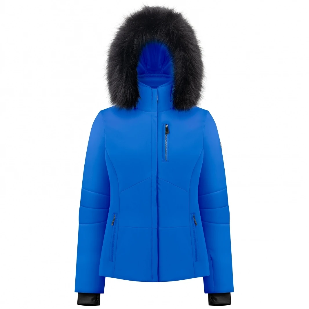 Ski Jas Blauw Met Nepbont Poivre Blanc 1 Ski Jas Blauw Met Nepbont Poivre Blanc