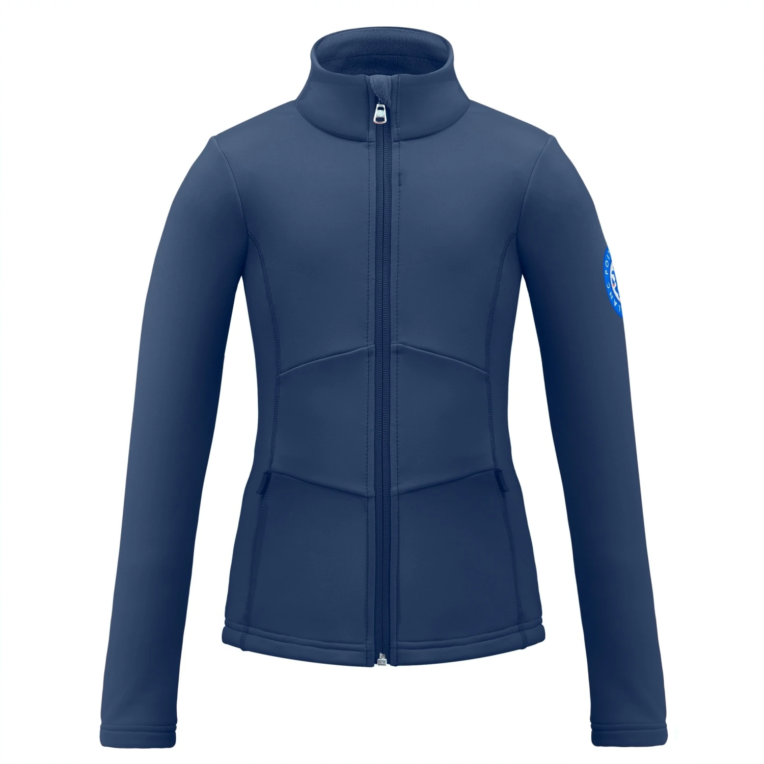 POIVRE BLANC Stretch Fleece Jack Gothic Blauw - Girls 1 POIVRE BLANC Stretch Fleece Jack Gothic Blauw - Girls