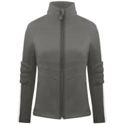 POIVRE BLANC STRETCH FLEECE JAS DAMES - KAKI GREY