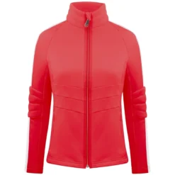 POIVRE BLANC STRETCH FLEECE JAS DAMES - SCARLET ROOD